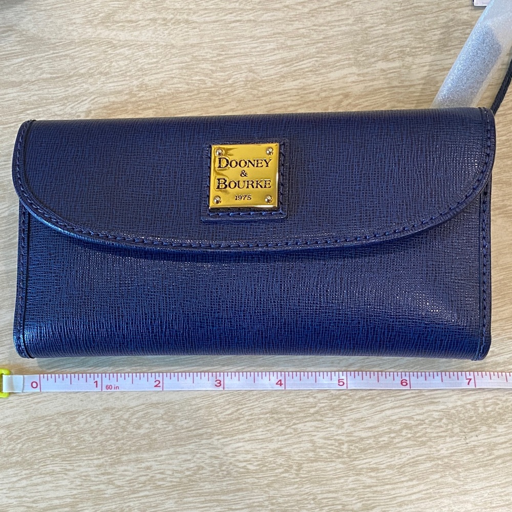 Dooney & Bourke Deep Blue Wallet - Picture 5 of 5